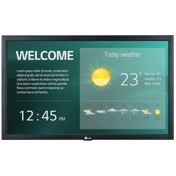 Monitor signage - 22SM3G