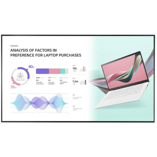 LG 86UH5J-H – Écran d’affichage dynamique UHD 86" 500 nits | webOS 6.0 | 24/7