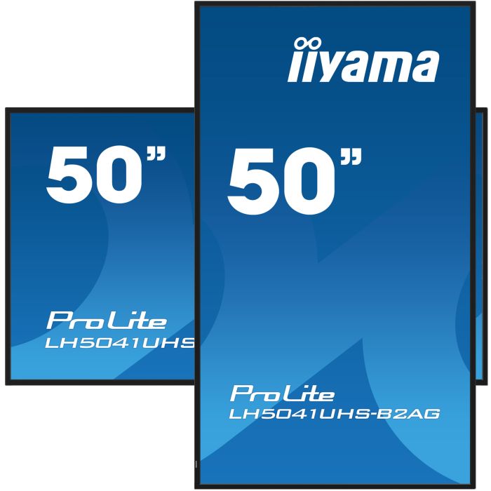 iiyama 50in, IPS panel, 4K UHD 3840x2160, 8ms, 5