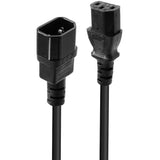 LINDY 1m IEC C14 an IEC C13 Mains Cable