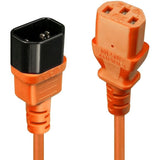 LINDY 0.5m IEC Extension Lead. Orange