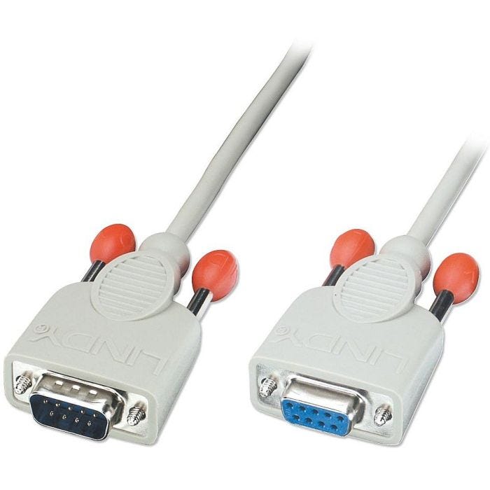 Lindy Cable RS232 SubD 9 Male/Female. 10m