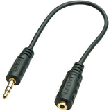 LINDY Audio Adapter Cable 3.5mm Male / 2.5mm Female 20cm Cable