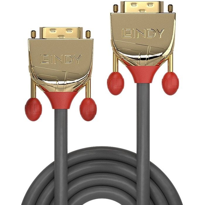 Lindy - Câble DVI-D Dual Link, Gold Line, 10m