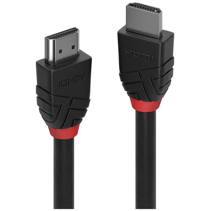 LINDY Câble HDMI High Speed Black Line 1m