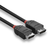 LINDY 0.5m DisplayPort 1.2 Cable Black Line
