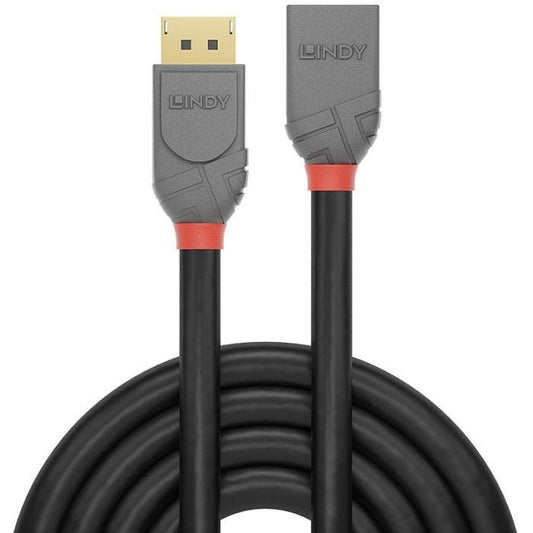 Lindy - Rallonge DisplayPort 1.4 Anthra Line, 2m