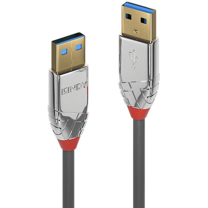 LINDY 5m USB 3.0 Type A/A Male/Male Cable Cromo Line 5Gbit/s