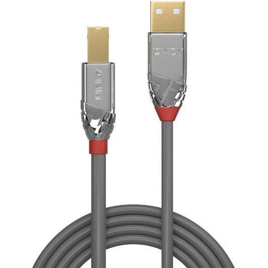 Lindy - Câble USB 2.0 Type A vers B, Cromo Line, 7.5m