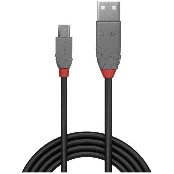 LINDY Câble USB 2.0 type A vers Micro-B Anthra Line 5m