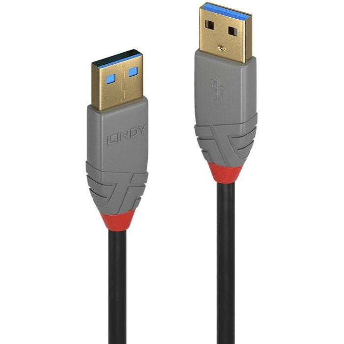LINDY Câble USB 3.0 Type A Anthra Line 2m
