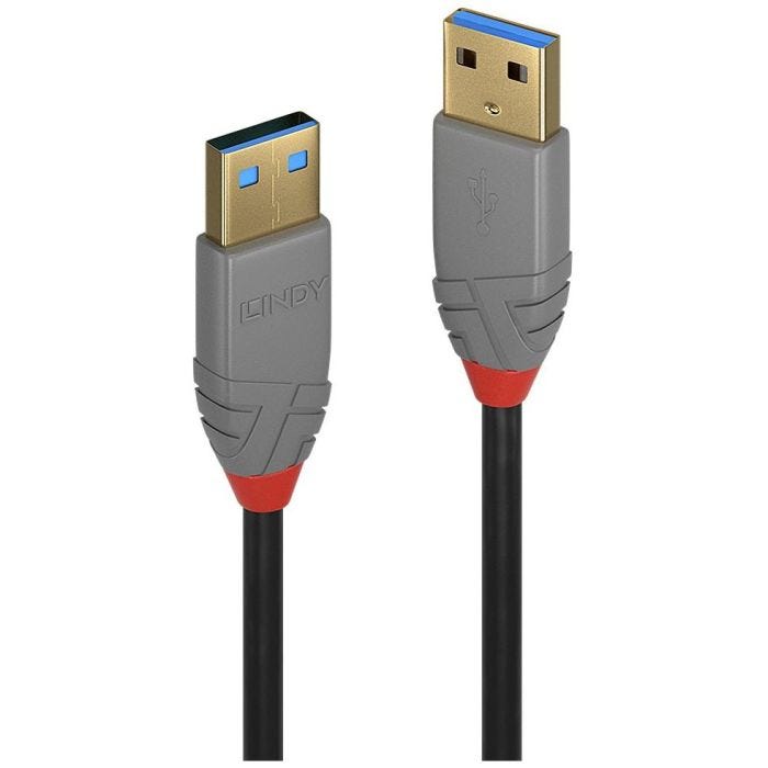 LINDY Câble USB 3.0 Type A Anthra Line 3m