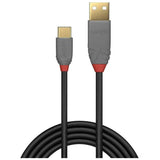 LINDY Câble USB 2.0 Type A vers C Anthra Line 2m