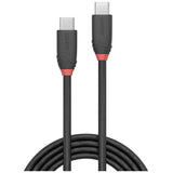 LINDY 1.5m USB 3.1 Type C Cable 3A Black Line