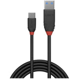 Lindy - Câble USB 3.2 Type A vers C, 10Gbit/s, Black Line, 1.5m