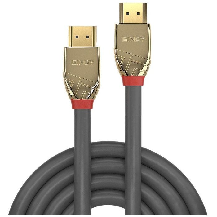 LINDY 2m High Speed HDMI Cable Gold male/male