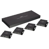 LINDY Kit Extender Splitter 4 Ports HDMI & IR avec Loop Out Cat.6 50m