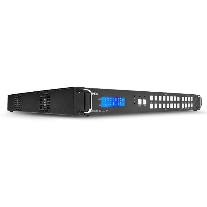 LINDY 8x8 HDMI 18G Matrix with Video Wall Scaling