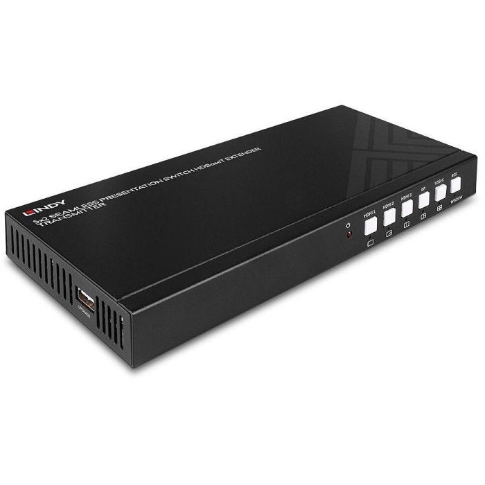 LINDY 5x2 Seamless Presentation Switch HDBaseT Extender
