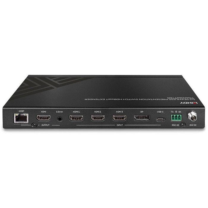 LINDY 5x2 Seamless Presentation Switch HDBaseT Extender