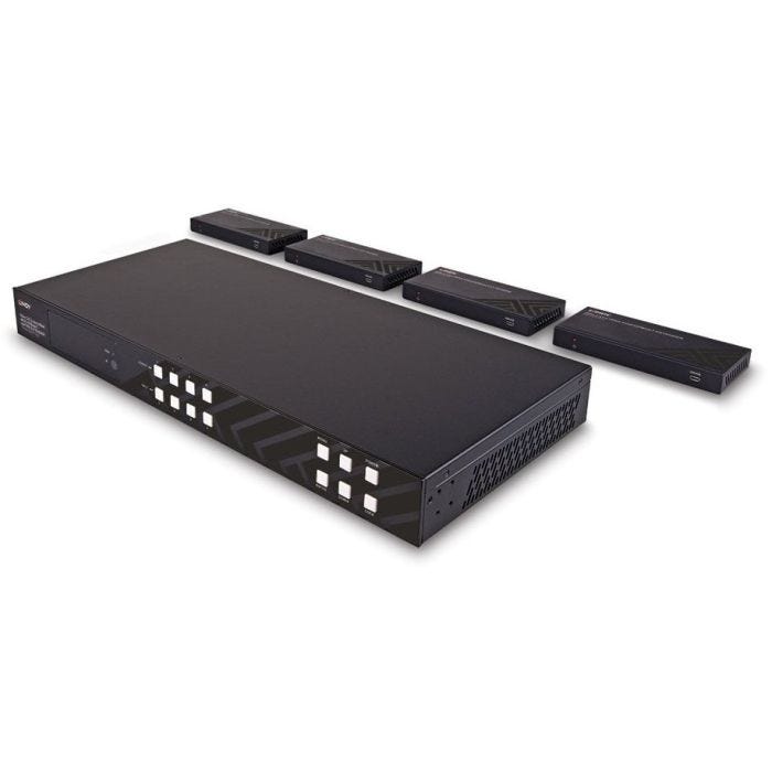 LINDY 150m Cat.6 4x4 HDMI 4K60 HDBaseT Matrix Extender