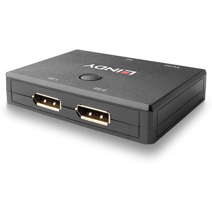 Lindy Bidirectional DisplayPort 1.2 Switch 2
