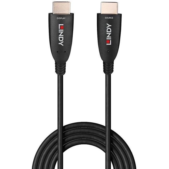 LINDY Cable HDMI 8K60 Hybrid Fibre Optic 20m