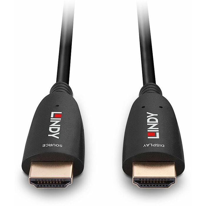 Lindy 38518 câble HDMI 100 m HDMI Type A (Standard) Noir