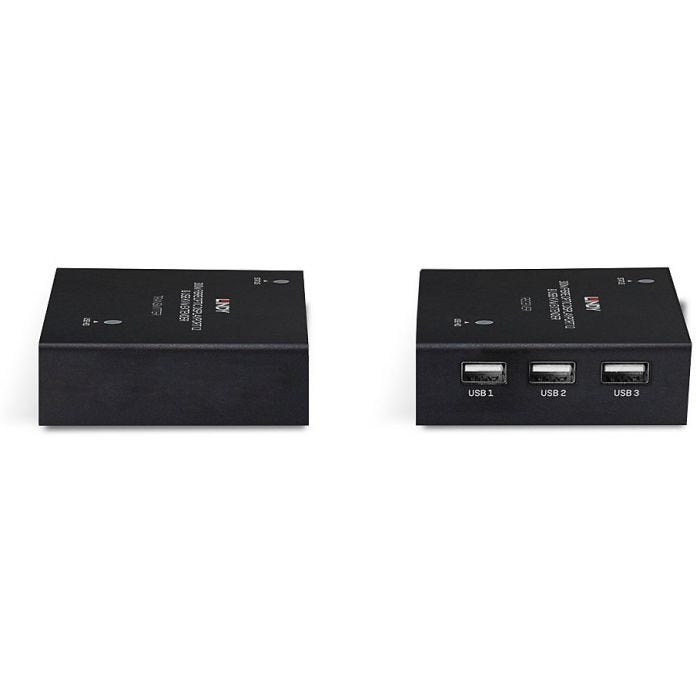 LINDY 300m Fibre Optic DisplayPort 1.2 & USB KVM Extender