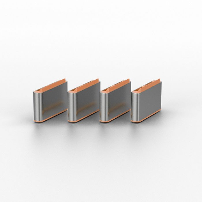 LINDY USB Type C Port Blocker orange