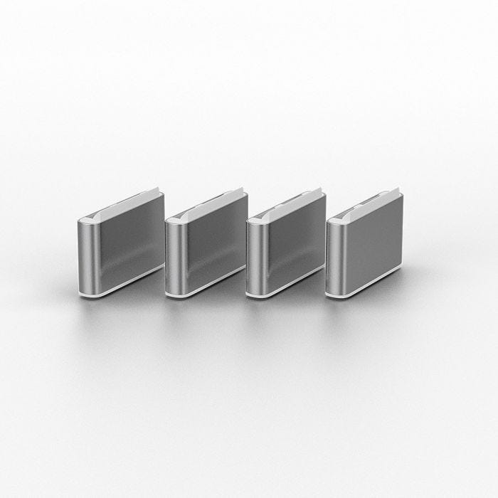 LINDY USB Type C Port Blockers Pack of 10 White