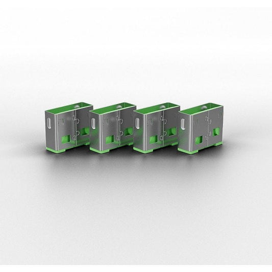 Lindy - Bloqueurs de port USB Type A (sans clé) - Pack de 10, Vert