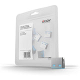 LINDY Bloqueurs de ports USB 10 pièces Bleu