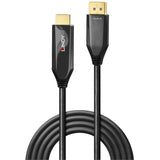 Lindy 40931 câble vidéo et adaptateur 2 m HDMI Type A (Standard) DisplayPort Noir