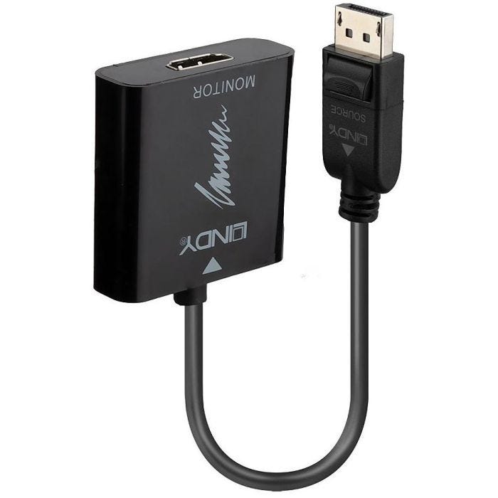 LINDY Convertisseur Actif DisplayPort 1.2 vers HDMI 2.0 18G
