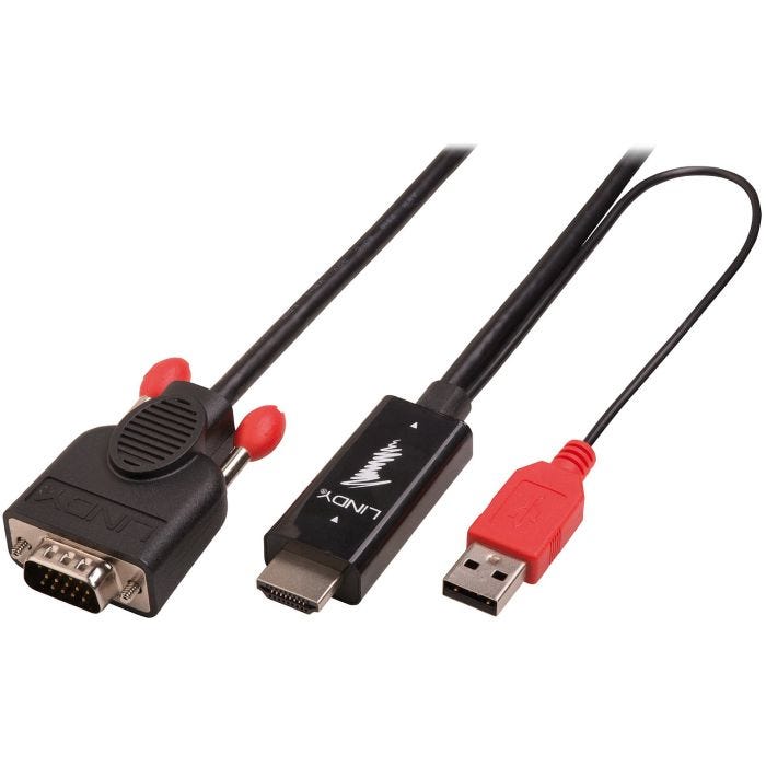 Lindy - Câble HDMI vers VGA, 2m
