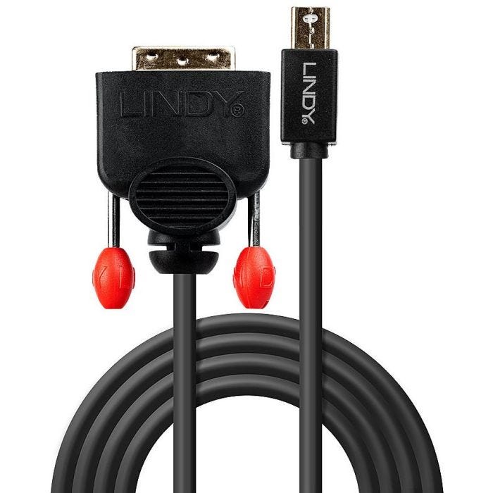 LINDY Mini DisplayPort to DVI-D Cable 3m black