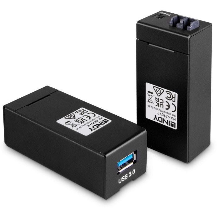 LINDY USB 3.0 Fibre Optic Extender 200m