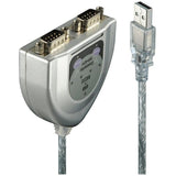 Lindy - Convertisseur USB vers 2 ports série