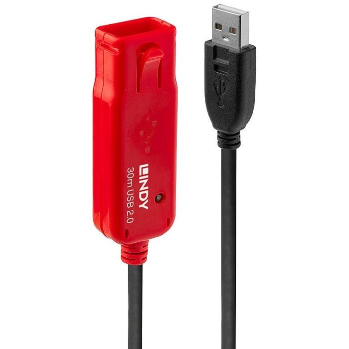 Lindy - Rallonge active USB 2.0, 30m