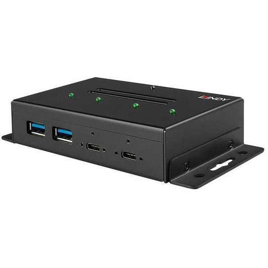 Lindy - Hub Métal USB 3.2 Gen 2 type C 4 ports