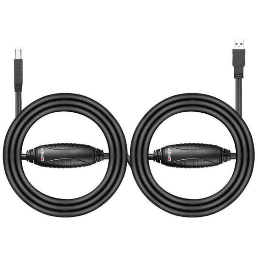 Lindy - Rallonge active USB 3.0 A/B, 10m