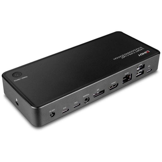 Lindy - Docking Station KVM 2 Ports Type C MST