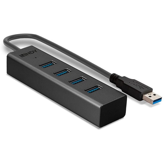 LINDY 4 Port USB 3.0 Hub