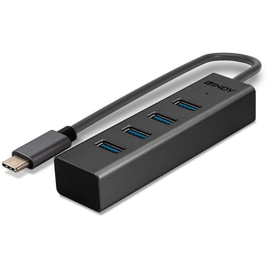 Lindy - Hub USB 3.2 Gen 1 Type C 4 ports