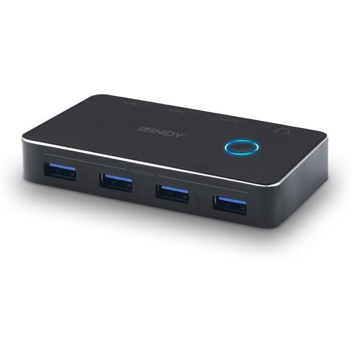 LINDY USB 3.0 Sharing Switch 2:4