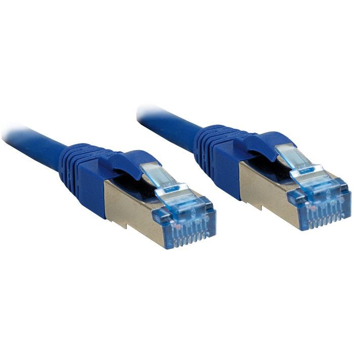 LINDY Cat.6A S/FTP LSOH Blue 1m Patch Cable