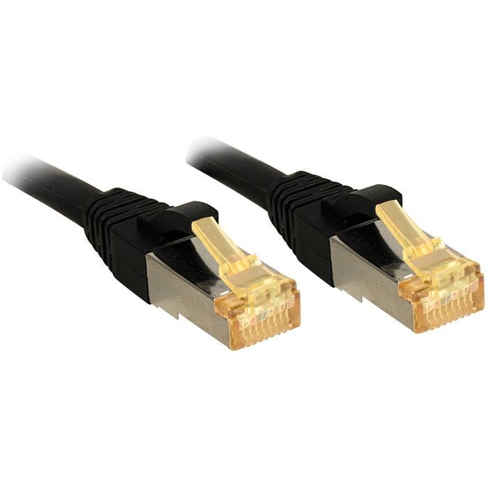 LINDY Cat.7 rawcable S/FTP PIMF LSOH black 2m