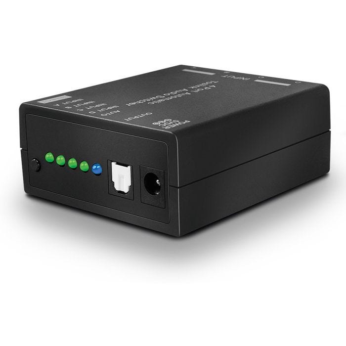 LINDY 4 Port Auto Optical Audio Switch