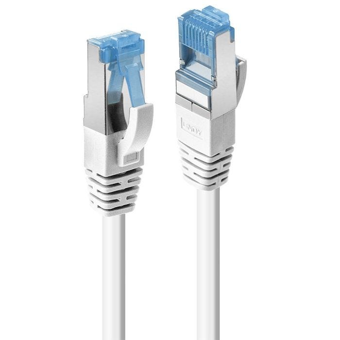 LINDY Cat.6A S/FTP LSOH White 2m Patchcable